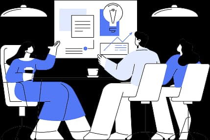 Illustration of technology translation workflow with diverse language support